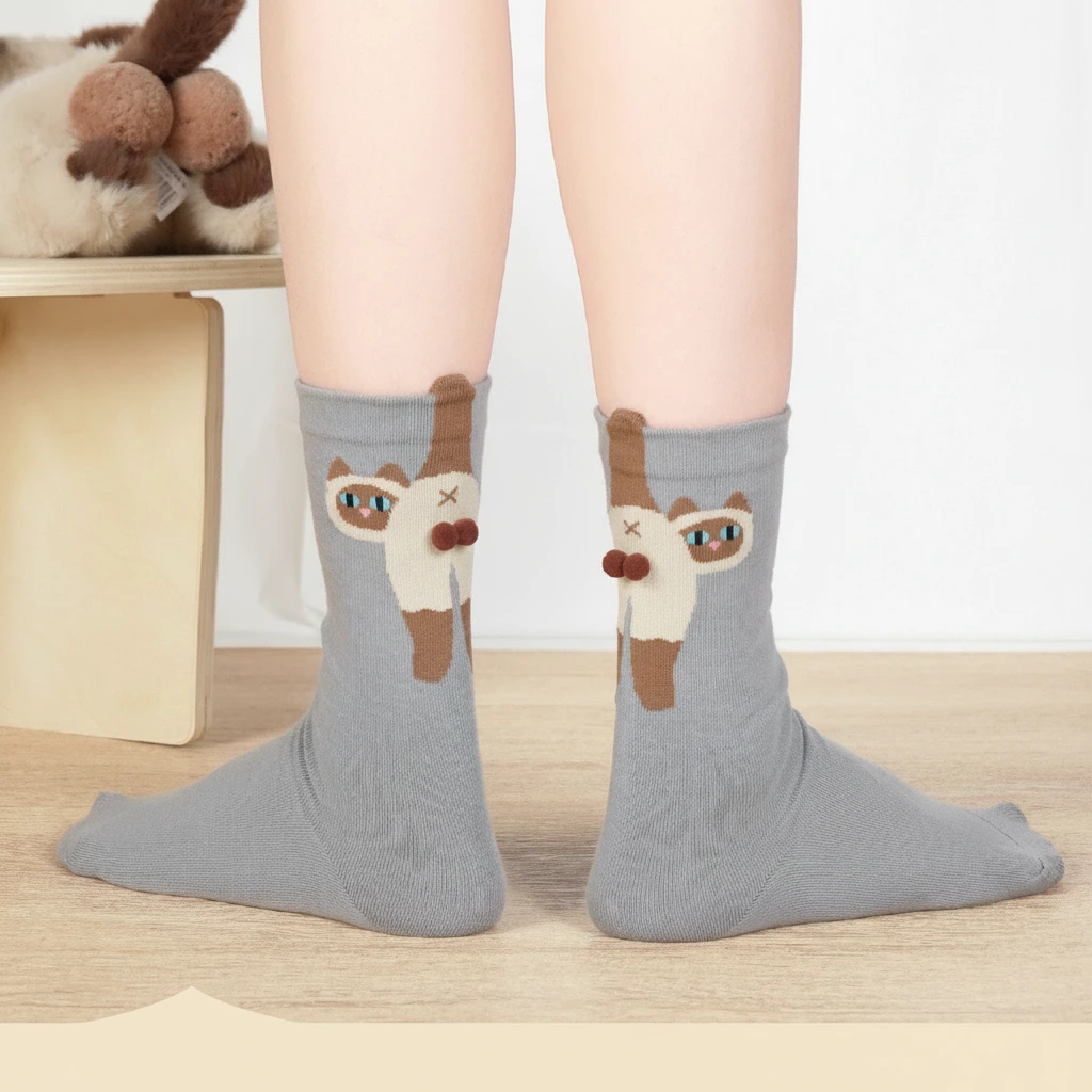 JJJPET 3D Pipi Cat Socks - Limited Edition - Image 7