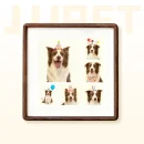 Personalized Pet Birthday Photo Frame - Multi-Opening Collage Display