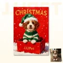 Custom Pet Portrait - Christmas Theme