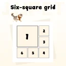 Customizable Pet Photo Frame - Autumn Theme - Multi-Opening Display - Six