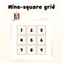 Personalized Pet Birthday Photo Frame - Multi-Opening Collage Display - Nine