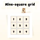 Customized Pet Photo Grid Frame - Toast Bread Theme - Nine