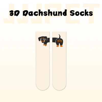 JJJPET 3D Dachshund Socks - Limited Edition