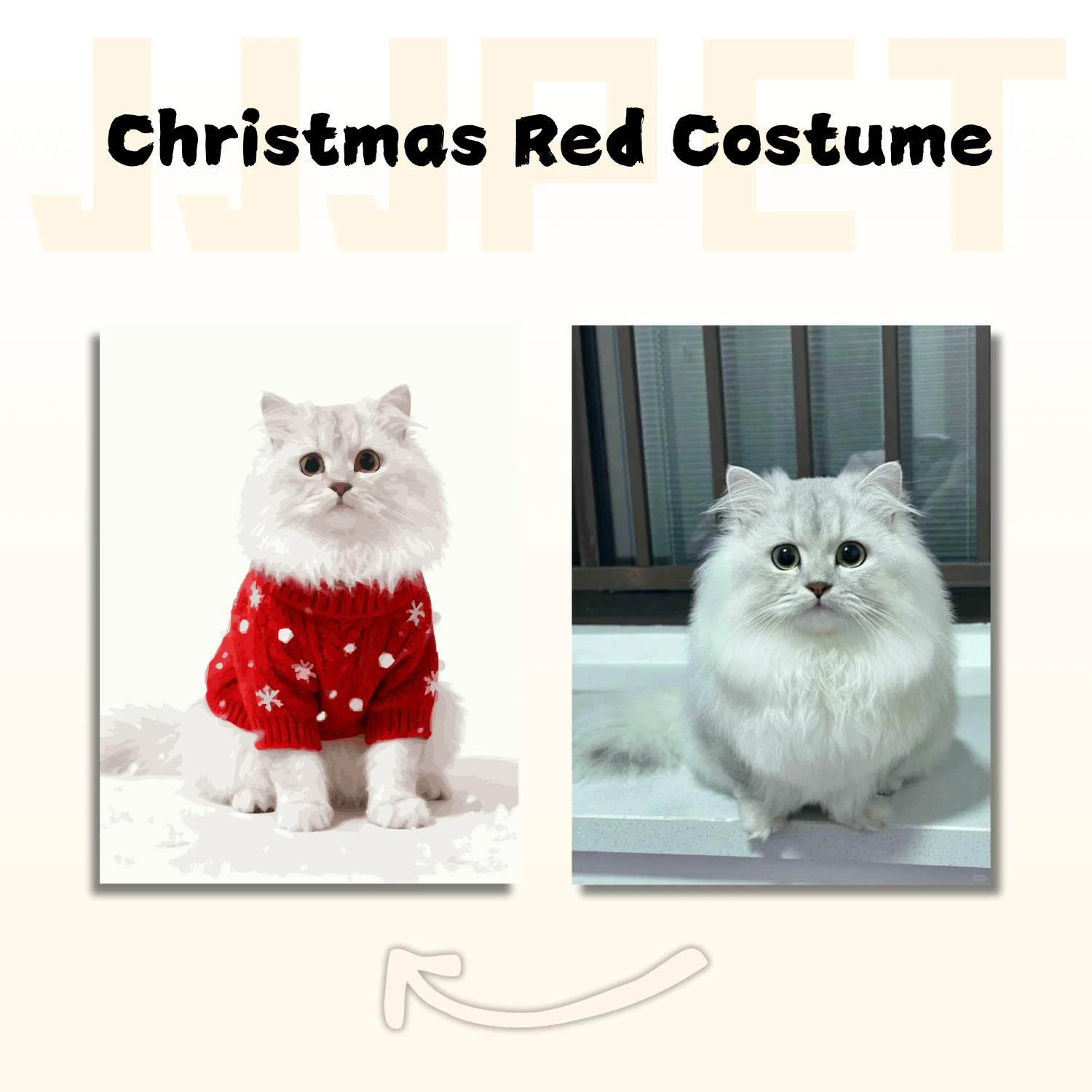Christmas Red Costume - Custom Pet Paint by Numbers - Image 4
