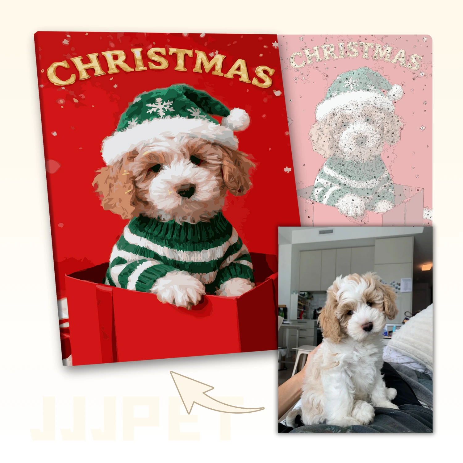 Christmas Theme - Custom Pet Paint by Numbers