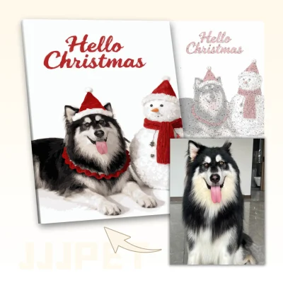 Customized Snowman - Custom Pet Paint by Numbers