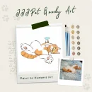 the ugly cute custom pet dogs & cats paint by numbers kit