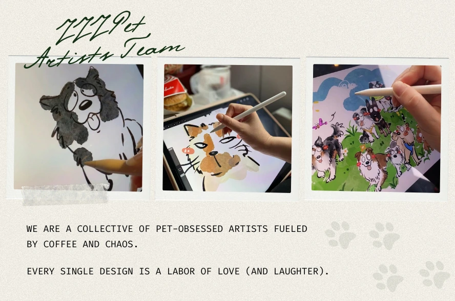 100% Hand-Drawn Designs